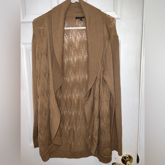 Eileen Fisher Sweaters - EUC Eileen Fisher Women's Brown Merino Wool Knit Cardigan Sweater Large